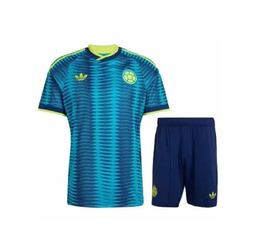 2026 Colombia Away Kit Jersey+Shorts World Cup Cheap Football Jersey Wholesale Yupoo