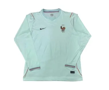 2026 France Away Long Sleeve Kit S-4XL World Cup Cheap Football Jersey Wholesale Yupoo