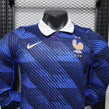 2026 Player France Home Long Sleeve Kit S-3XL World Cup Cheap Football Jersey Wholesale Yupoo
