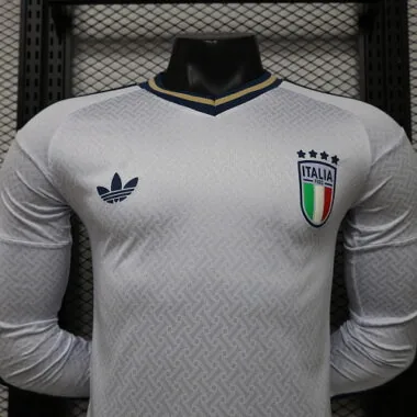 2026 Player Italy Away Long Sleeve Kit S-3XL World Cup Cheap Football Jersey Wholesale Yupoo