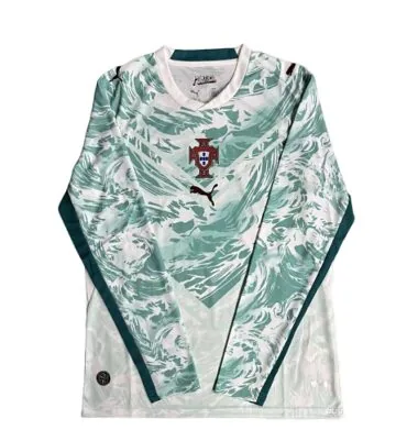 2026 Portugal Away Long Sleeve Kit S-4XL World Cup Cheap Football Jersey Wholesale Yupoo