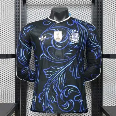 2026 Player Argentina Away Long Sleeve Kit S-4XL World Cup Cheap Football Jersey Wholesale Yupoo