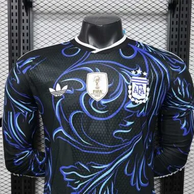 2026 Player Argentina Away Long Sleeve Kit S-4XL World Cup Cheap Football Jersey Wholesale Yupoo