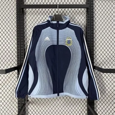 2026 Argentina Retro Style Windbreaker Jackets S-3XL World Cup Cheap Football Jersey Wholesale Yupoo