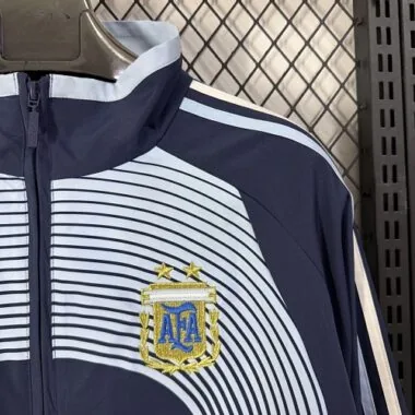 2026 Argentina Retro Style Windbreaker Jackets S-3XL World Cup Cheap Football Jersey Wholesale Yupoo