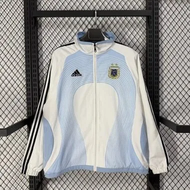 2026 Argentina Retro Style Windbreaker Jackets S-3XL World Cup Cheap Football Jersey Wholesale Yupoo