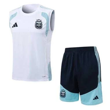 2026 Argentina Sleeveless Training Kits Tracksuits World Cup Cheap Jersey Wholesale Yupoo