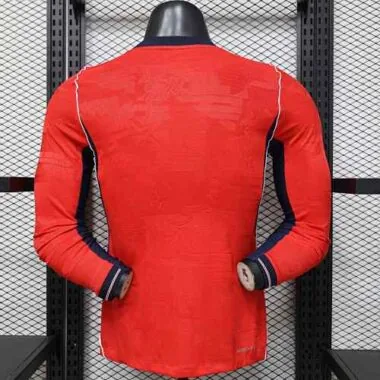 Equipamento de manga comprida da Inglaterra para jogos fora de casa 2026, tamanhos S-3XL, Camisola de futebol barata para o Mundial, Venda por grosso na Yupoo