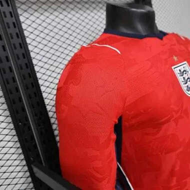 Equipamento de manga comprida da Inglaterra para jogos fora de casa 2026, tamanhos S-3XL, Camisola de futebol barata para o Mundial, Venda por grosso na Yupoo