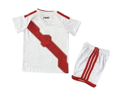 2026 Kids Peru Home Kit World Cup Cheap Football Jersey Wholesale Yupoo
