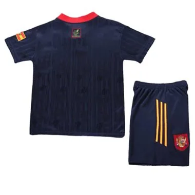 1996 Retro Kids Spain Away Kit World Cup Cheap Football Jersey Wholesale Yupoo