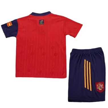 1996 Retro Kids Spain Home Kit World Cup Cheap Football Jersey Wholesale Yupoo
