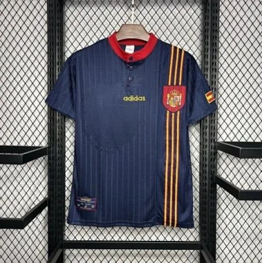 1996 Retro Spain Away Kit Cheap Football Jersey Wholesale Yupoo