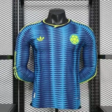 2026 Player Colombia Away Long Sleeve Kit World Cup S-3XL Cheap Football Jersey Wholesale Yupoo