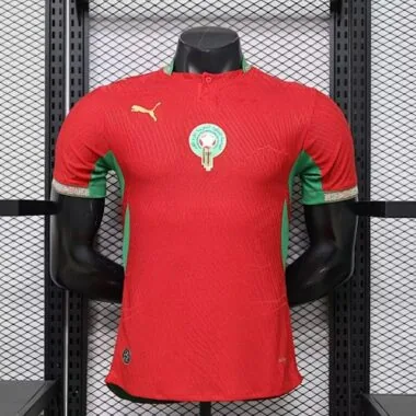 2026 Player Morocco Home Kit S-4XL World Cup Cheap Football Jersey Wholesale Yupoo