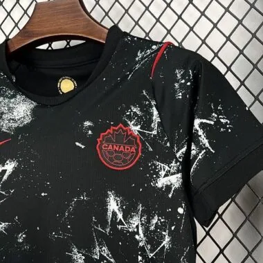 Equipación de visitante de Canadá para la Copa del Mundo de 2026 para niños. Camiseta de fútbol barata al por mayor en Yupoo