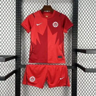 2026 Kids Canada Home Kit World Cup Cheap Football Jersey Wholesale Yupoo
