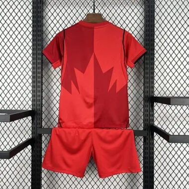 Camiseta de fútbol de la selección canadiense infantil 2026 (local) para el Mundial, a buen precio, venta al por mayor en Yupoo