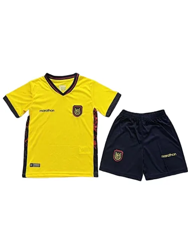 2026 Kids Ecuador Home Kit World Cup Cheap Football Jersey Wholesale Yupoo