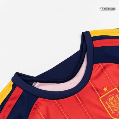 2026 Kinderen Spanje Thuiswedstrijd Volledige uitrusting WK Goedkoop voetbalshirt Groothandel Yupoo