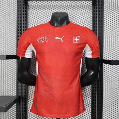 2026 Player Switzerland Home Kit S-4XL World Cup Cheap Football Jersey Wholesale Yupoo