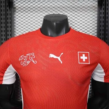 2026 Player Switzerland Home Kit S-4XL World Cup Cheap Football Jersey Wholesale Yupoo
