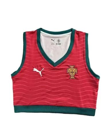 2026 Portugal Women#039;s Home Vest World Cup Cheap Football Jersey Wholesale Yupoo
