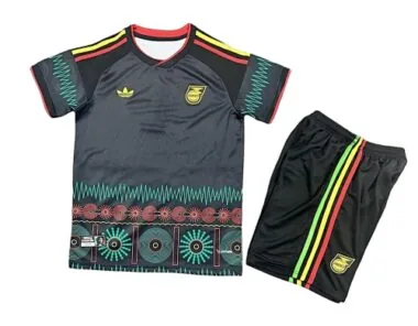 2026 Kids Jamaica Away Kit World Cup Cheap Football Jersey Wholesale Yupoo