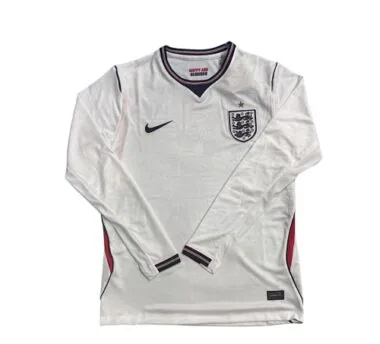 2026 England Home Long Sleeve Kit World Cup S-4XL Cheap Football Jersey Wholesale Yupoo