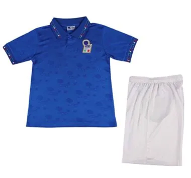 1994 Kids Retro Italy Home Kit Cheap Football Jersey Wholesale Yupoo
