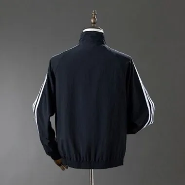 1990 Germany Retro Reversible Double-Sides Windbreaker Jacket S-3XL