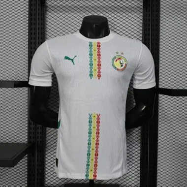 2025 Players Senegal Home Kit Two Stras S-3XL Cheap Football Jersey Wholesale Yupoo