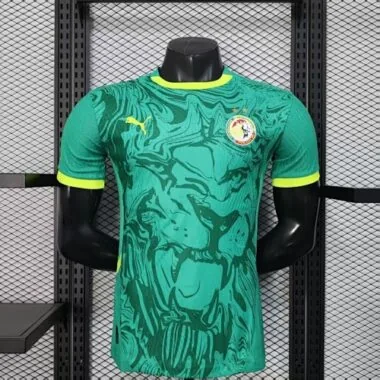 2025 Players Senegal Away Kit Two Stars S-3XL Cheap Football Jersey Wholesale Yupoo