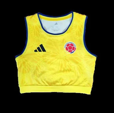 2026 Colombia Women#039;s Vest Home Kit S-XL Cheap Football Jersey Wholesale Yupoo