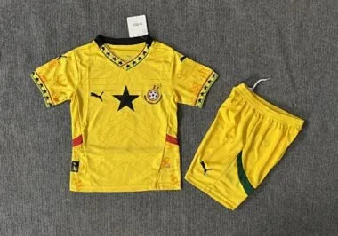 24-25 Kids Ghana Away Kit World Cup Cheap Football Jersey Wholesale Yupoo