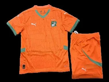 24-25 Kids Ivory Coast Home Kit World Cup Cheap Football Jersey Wholesale Yupoo