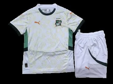 24-25 Kids Ivory Coast Away Kit World Cup Cheap Football Jersey Wholesale Yupoo