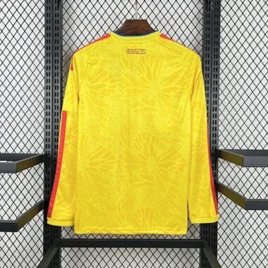 2026 Colombia Home Long Sleeve Kit S-4XL World Cup Cheap Football Jersey Wholesale Yupoo
