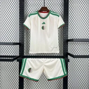 2026 Kids Algeria Home Kit World Cup Cheap Football Jersey Wholesale Yupoo