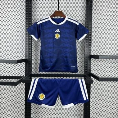 2026 Kids Scotland Home Kit World Cup Cheap Football Jersey Wholesale Yupoo