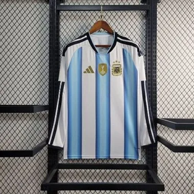 2026 Argentina Home Long Sleeve Kit S-4XL World Cup Cheap Football Jersey Wholesale Yupoo