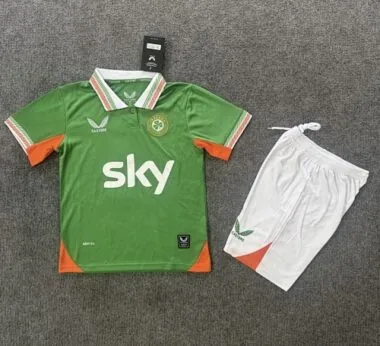 2025 Kids Ireland Home Kit Cheap Soccer Jerseys Wholesaler Yupoo