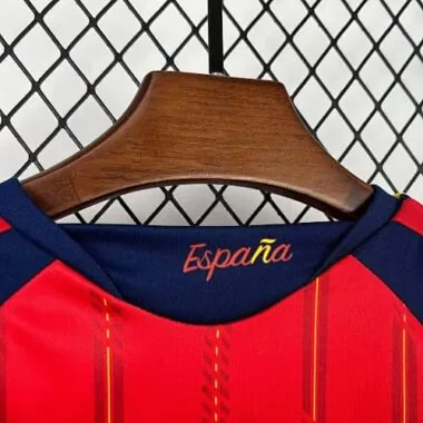 2026 Kids Spain Home Kit World Cup Cheap Football Jersey Wholesale Yupoo
