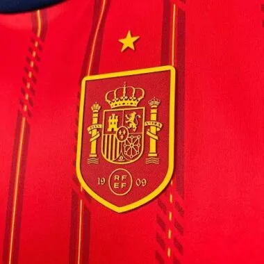 2026 Kids Spain Home Kit World Cup Cheap Football Jersey Wholesale Yupoo