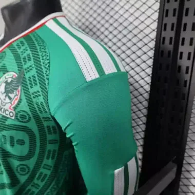 2026 Players Mexico Home Kit World Cup Long Sleeve Kit S-3XL Cheap Football Jersey Wholesale Yupo