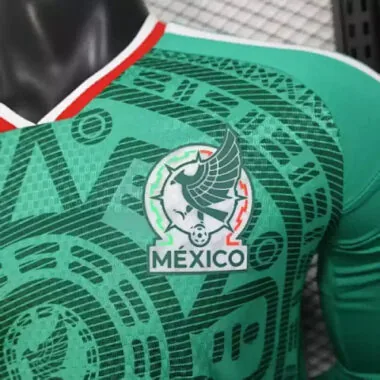 2026 Players Mexico Home Kit World Cup Long Sleeve Kit S-3XL Cheap Football Jersey Wholesale Yupo