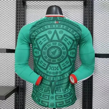 2026 Players Mexico Home Kit World Cup Long Sleeve Kit S-3XL Cheap Football Jersey Wholesale Yupo
