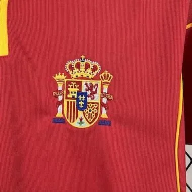1998 Retro Spain Home Kit Cheap Football Jersey Wholesale Yupoo