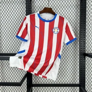 2024 Paraguay Home Kit Cheap Football Jersey Wholesale Yupoo
