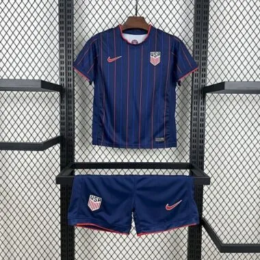 2025 Kids USA Away Kit Cheap Football Jersey Wholesale Yupoo
